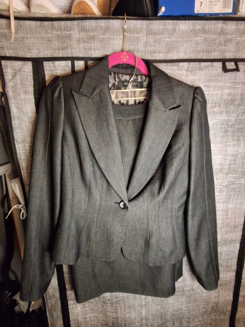 Nine West Women's Charcoal Suit - Size 4